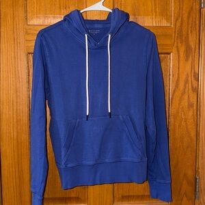 Athleta Blue Hooded Sundown Sweatshirt
